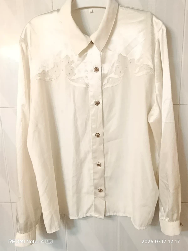 Blusa vintage Karylo's moda con pedrería T52 R853